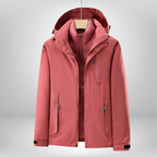Women's Layered Winter Ski Jacket Pinkl
