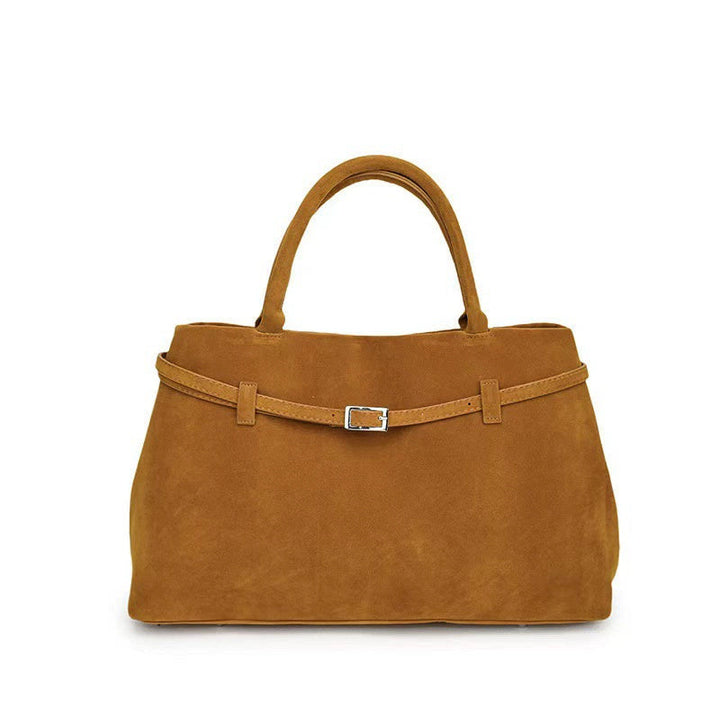 Versatile Suede Tote Bag for Everyday Use and Travel-MODAUTLET