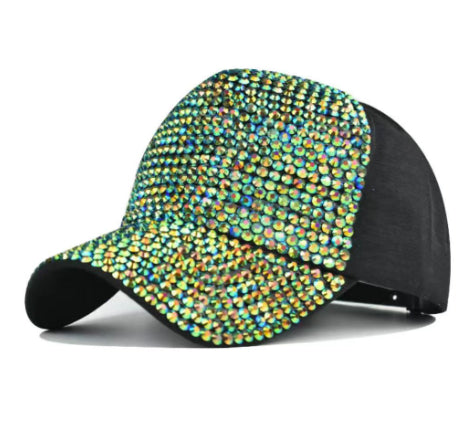 Cappellino da baseball con diamante LED e luce integrata