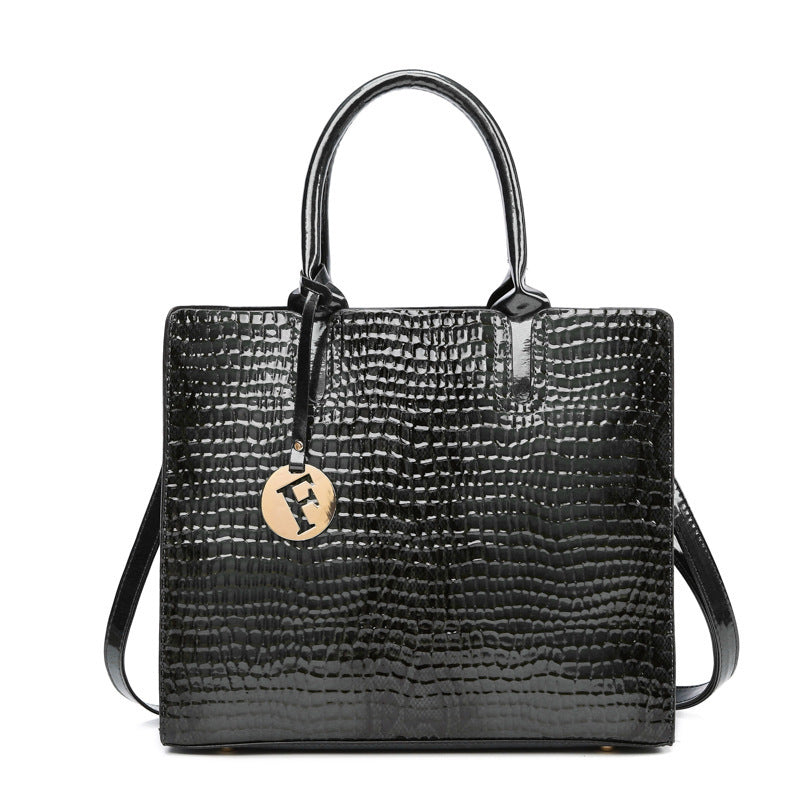 PU Leather Crossbody Bag For Women Handheld Style Everyday Black