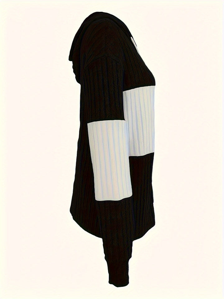 Women's Ribbed Zip-Up Hoodie