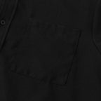 Lightweight Cotton Linen Short Sleeve Shirt Mandarin Collar