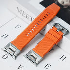 Flexible Apple Watch Band for Comfort and Style Sunburst Orange