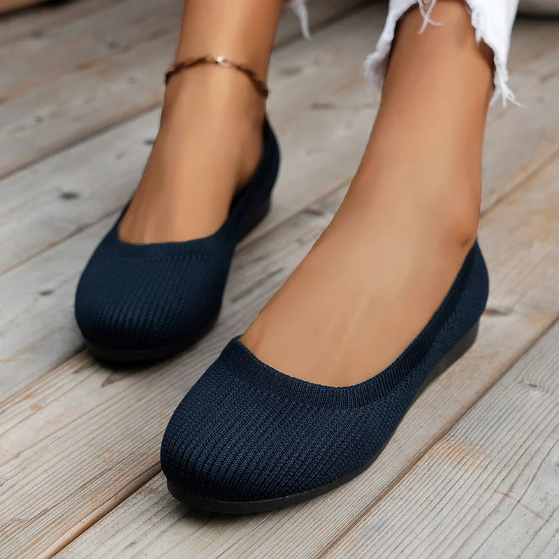 Women's Comfy Anti-Slip Breathable Pumps Navy blue