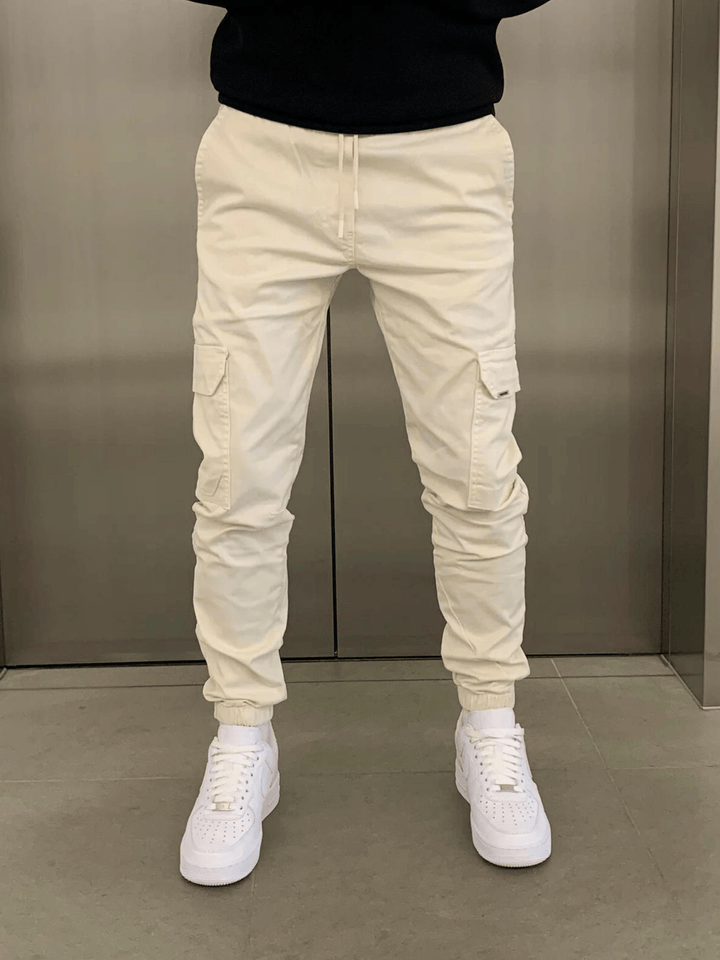 Herren-Cargohosen mit Kordelzug für Komfort und Stil