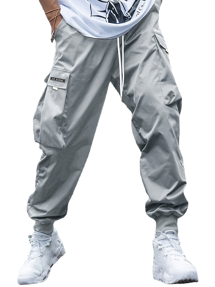 Men's Cargo Joggers with Multi-Pockets-MODAUTLET