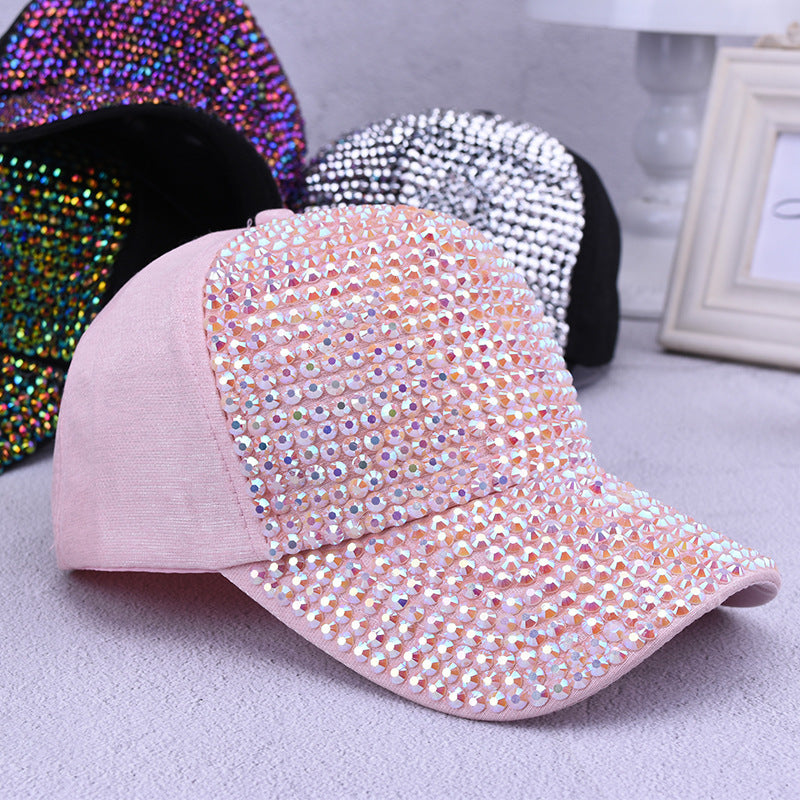 Stylish Sequin Baseball Cap for Women