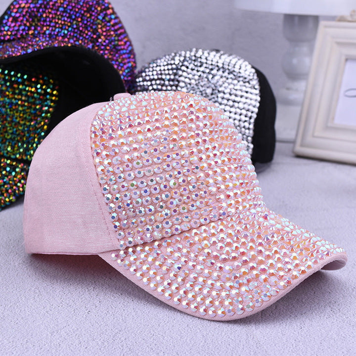 Stylish Sequin Baseball Cap for Women
