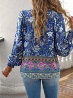 Women's Summer Floral Top - Stylish and Breezy Design