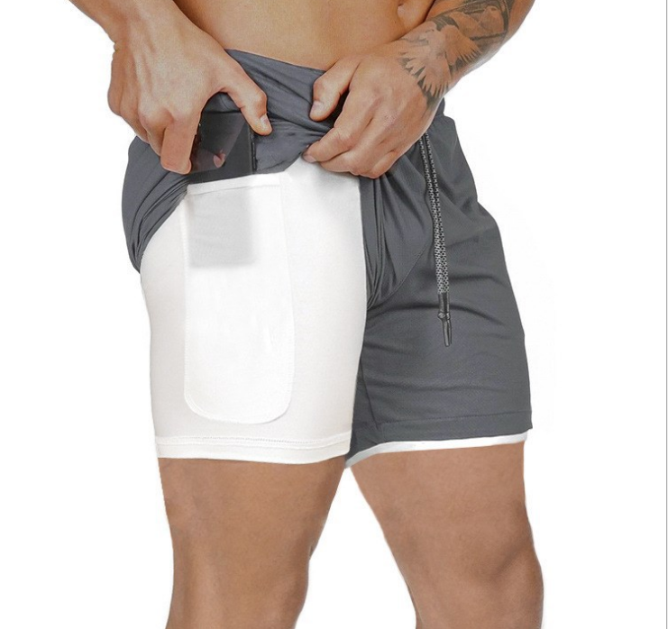 Pocket Compression Shorts With Pockets For Running-MODAUTLET