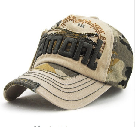 Gorra de béisbol camuflada para exteriores para hombres y mujeres - Sombrero para sombra solar