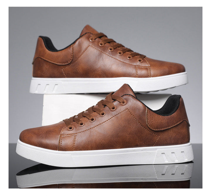 Men's Casual Lace-Up Flat Shoes-MODAUTLET
