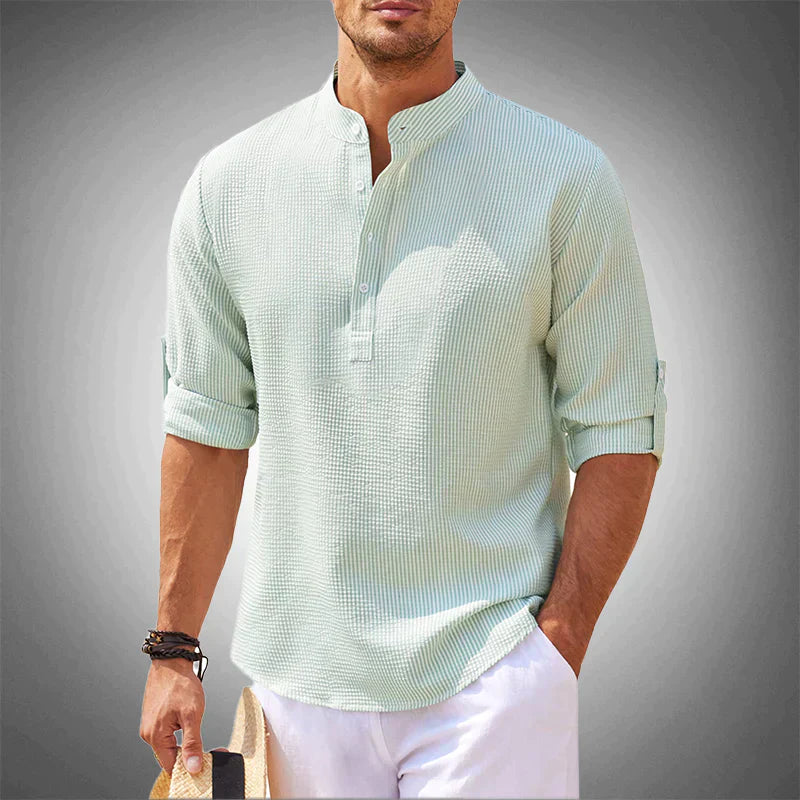 Maurice | Stylish Men's Shirt Pale Green