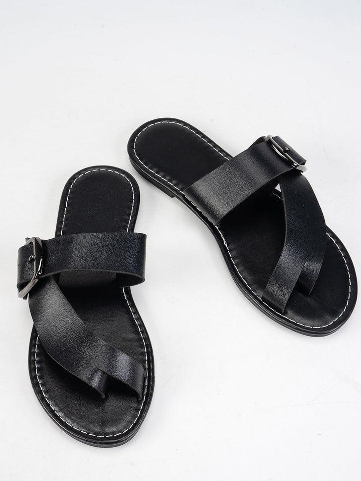 Women's Summer Buckle Toe Clip Sandals for Comfort and Style-MODAUTLET