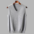 Men's Cashmere Sweater - Luxurious Softness and Style Light Gray
