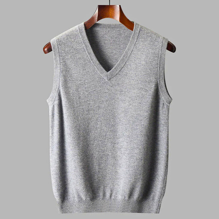 Men's Cashmere Sweater - Luxurious Softness and Style Light Gray