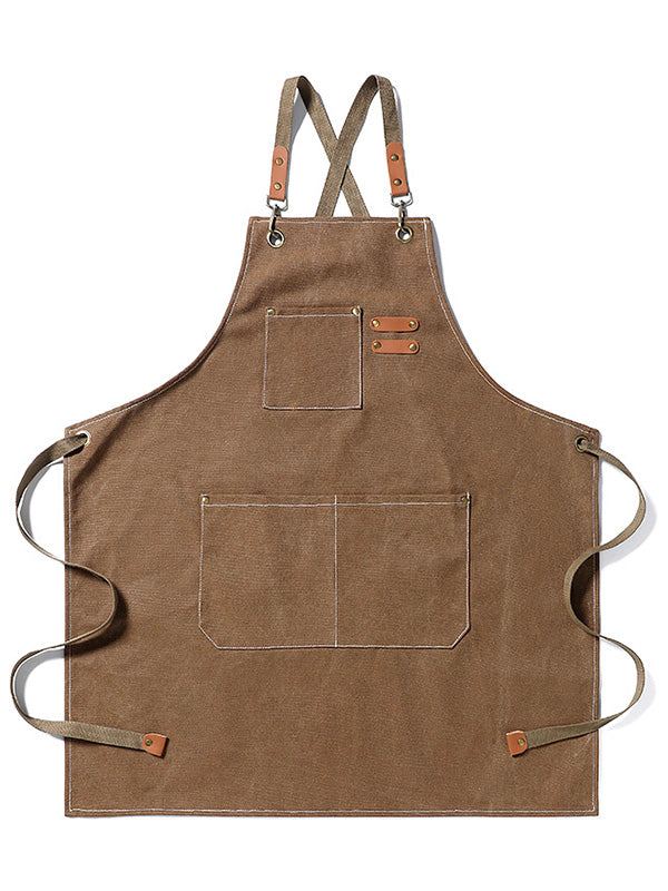 Men's Durable Stain-Resistant Canvas Work Apron