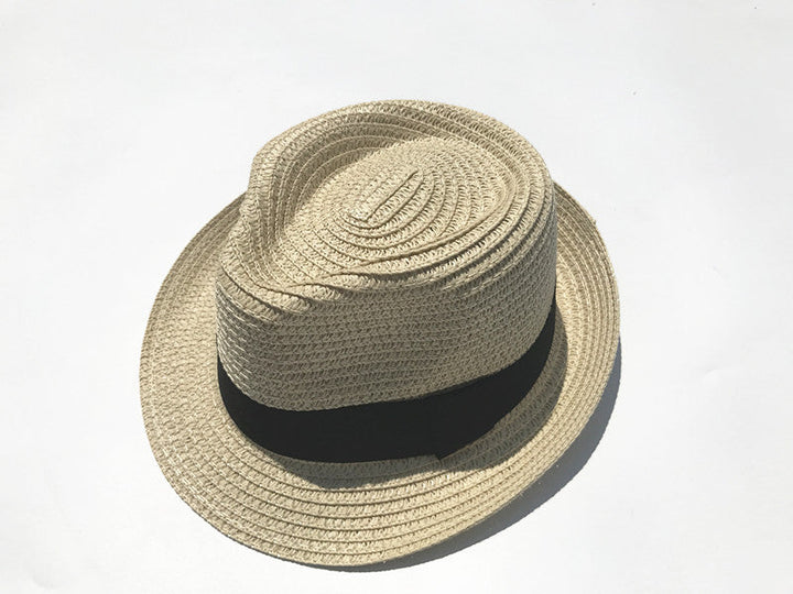 Korean Kids' Straw Hats, Sun Hats for Girls, Baby Sun Protection Hats
