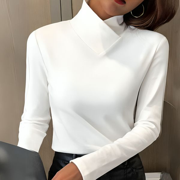 Women's Effortless Elegance Blouse White