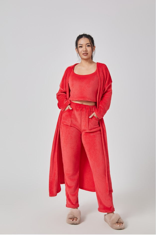 Cozy 3‑Piece Women's Lounge & Pajama Set-MODAUTLET