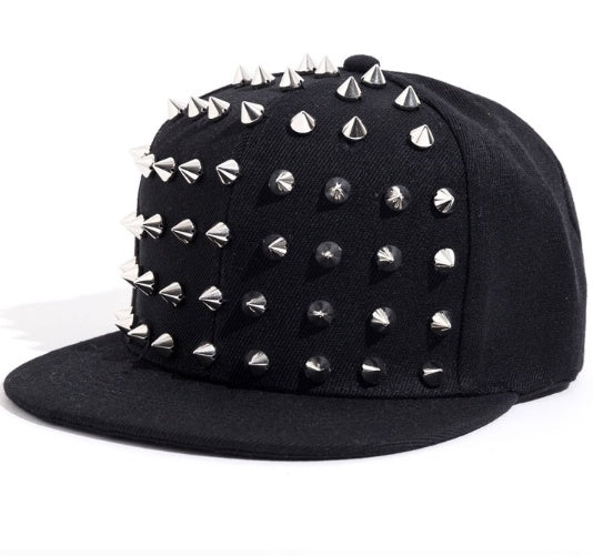 Stylish Black Rivet Hat for Fashionable Looks