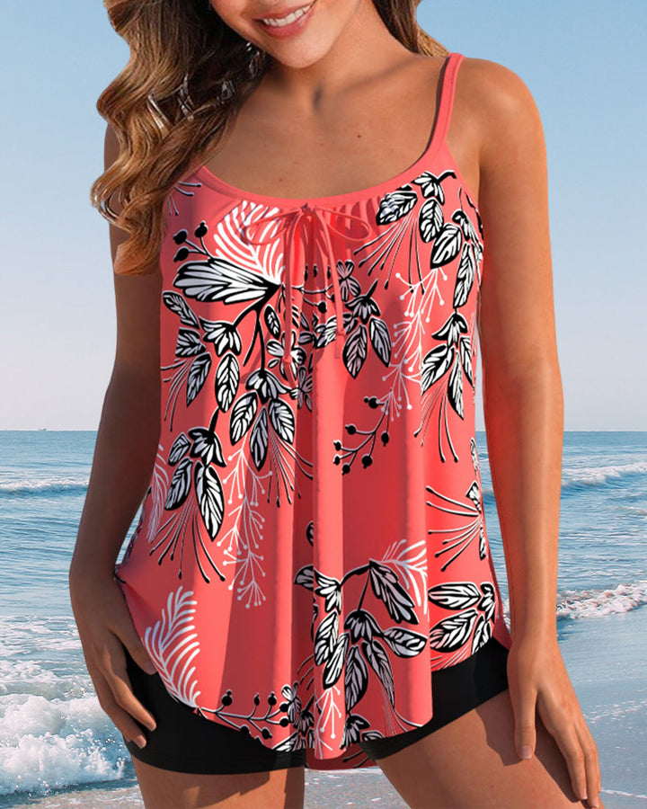 Women's Printed Tankini - Myrtle Design-MODAUTLET