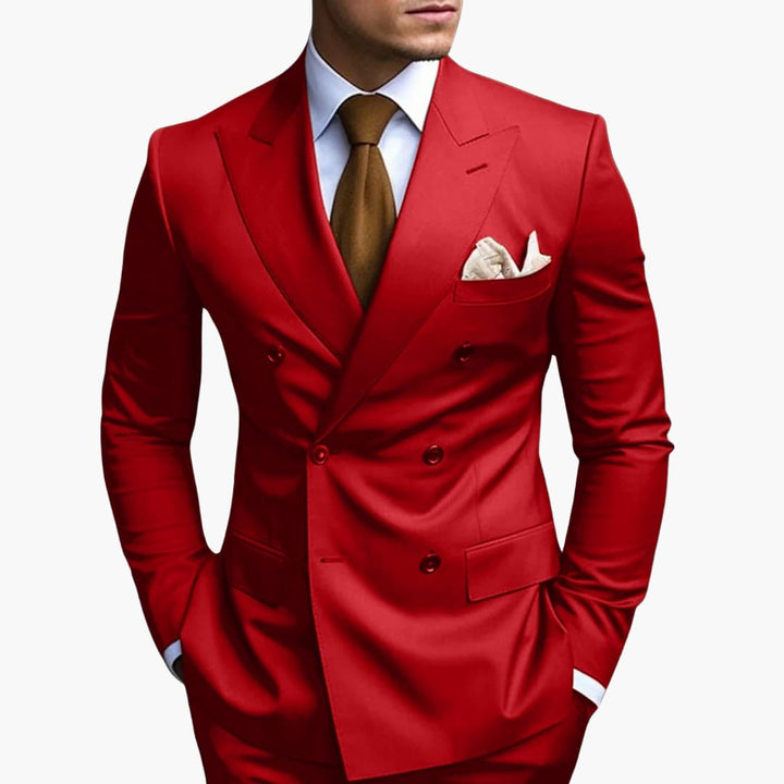 Men's Stylish Double-Breasted Suit