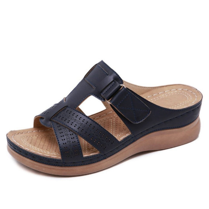 Women's Orthopedic Leather Sandals with Arch Support and Comfort-MODAUTLET