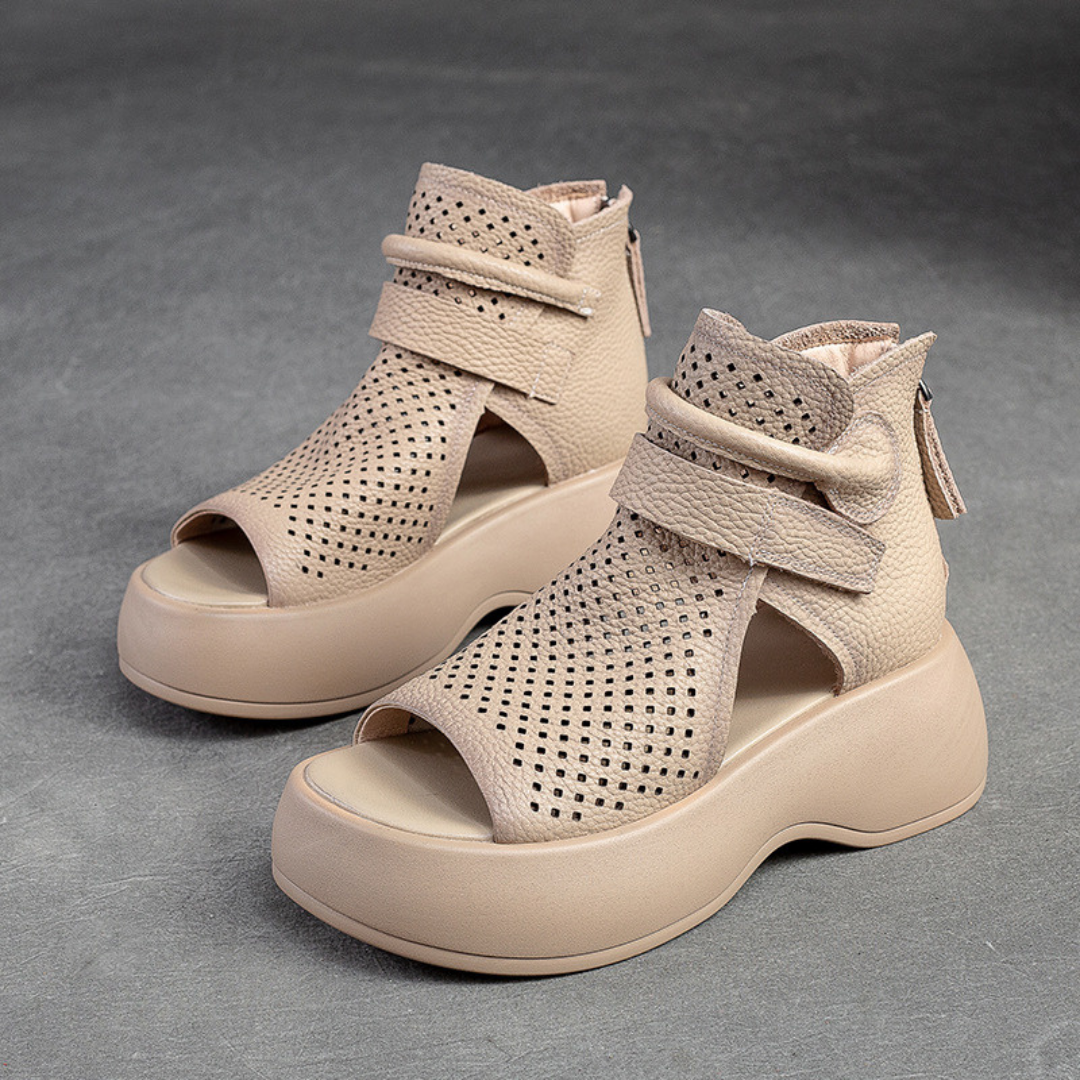 Women's Orthopedic Sandals for Comfort and Support Beige
