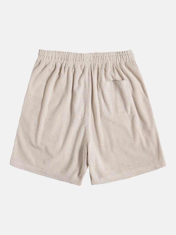 Conjunto de Camisa y Pantalones Cortos de Verano para Hombre - Atuendo Elegante de Dos Piezas