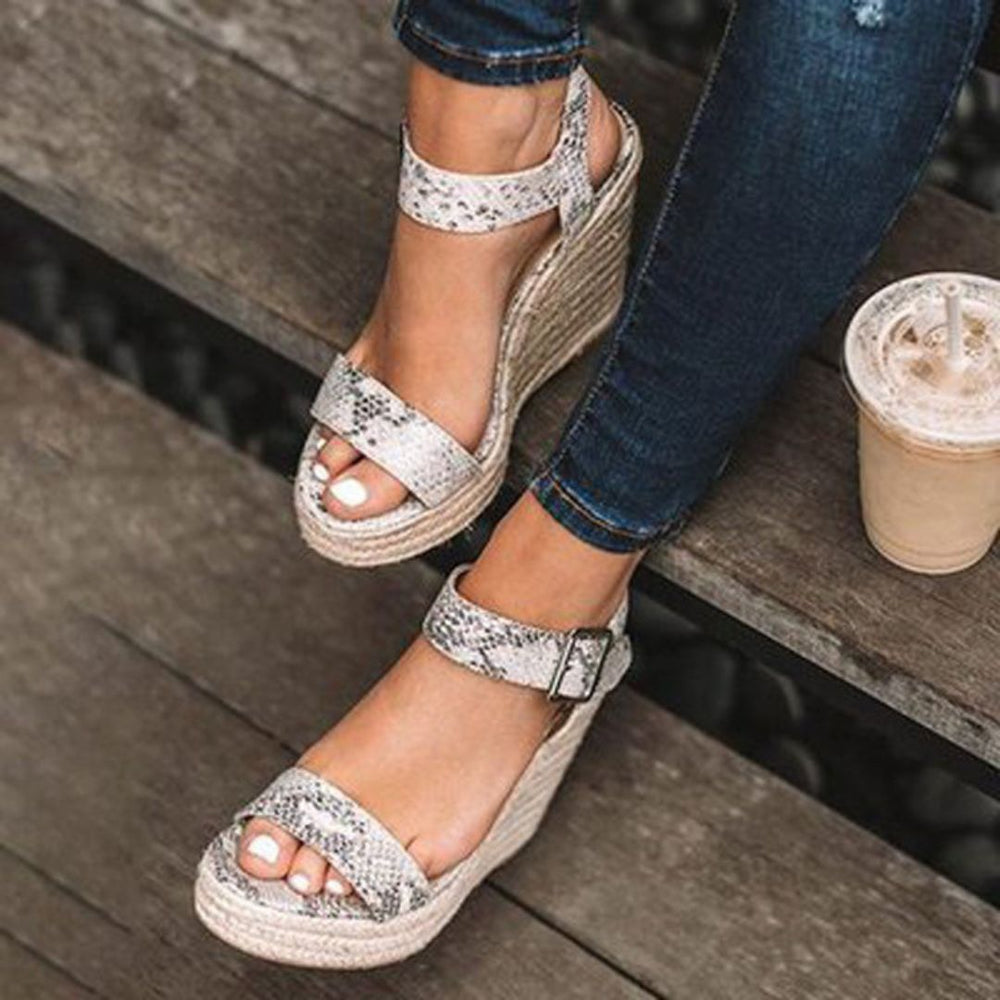 Women's All-Day Comfort Wedge Sandals with Strap-MODAUTLET