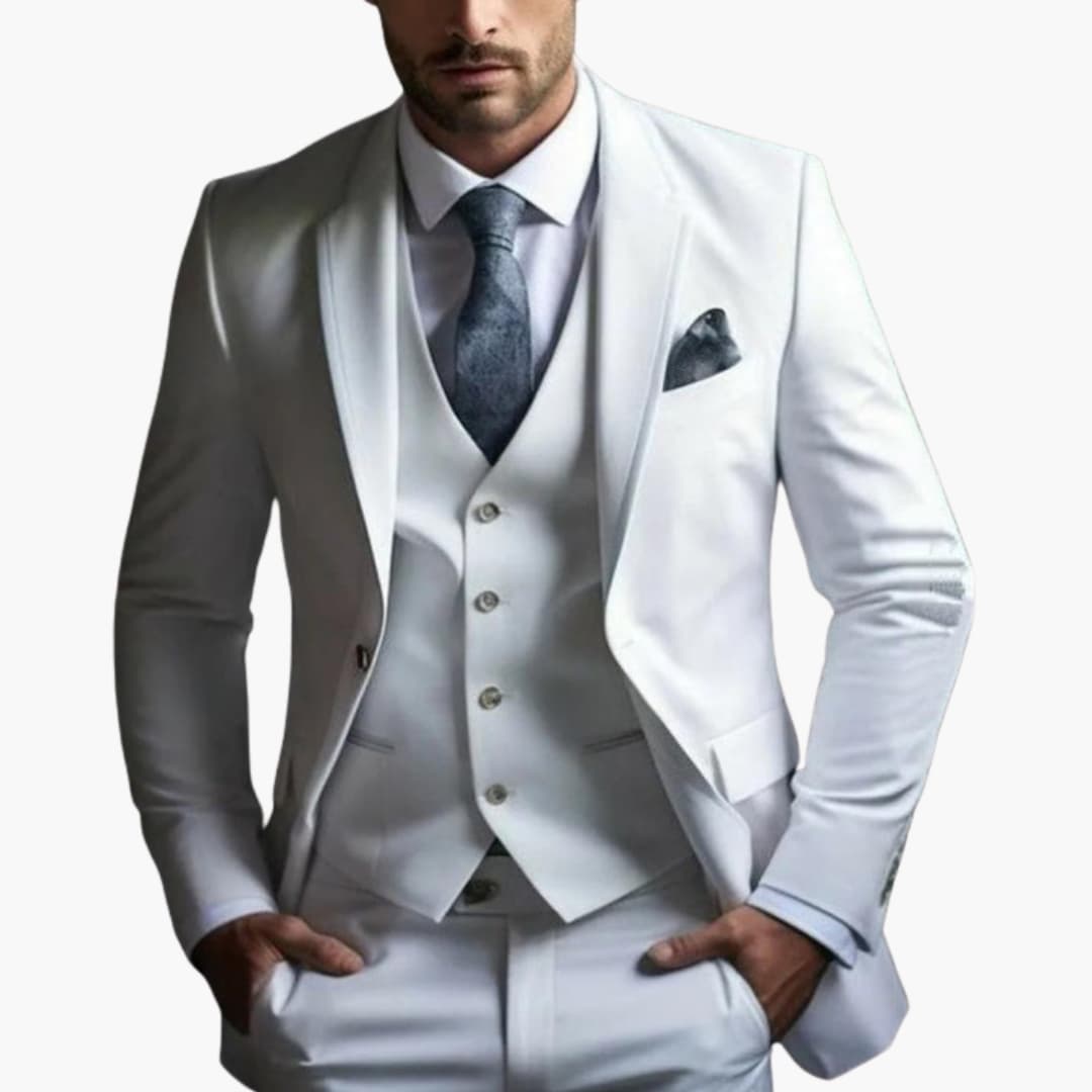Eleganter Herren-Hochzeitsanzug | Komplettes Outfit