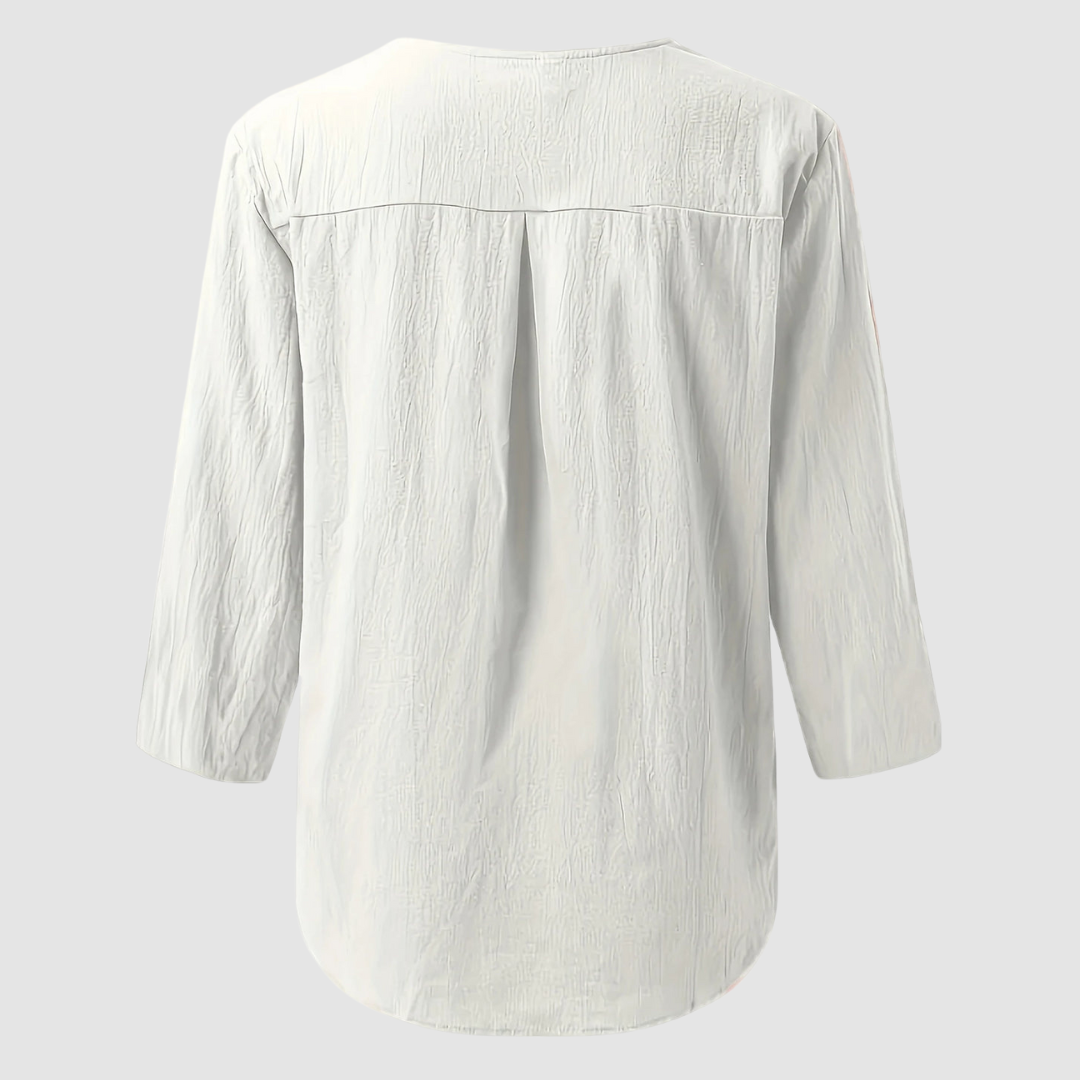 Women's Elegant Button Blouse-MODAUTLET