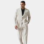 Linen Suit Set For Men Breathable Comfort Luxury