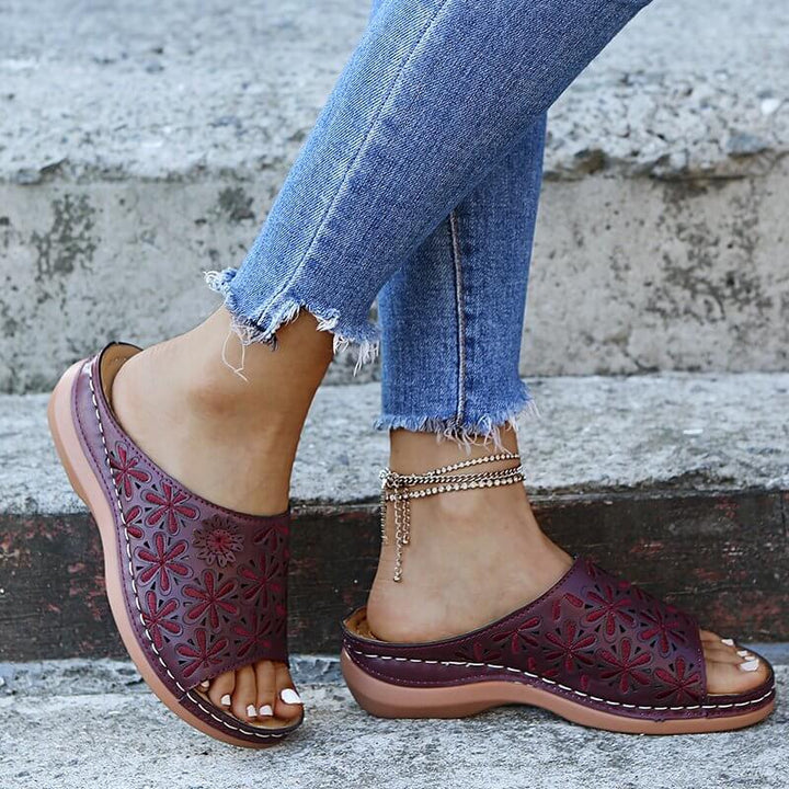 Women's Orthopedic Floral Sandals-MODAUTLET