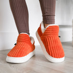 Women's Cozy Fuzzy Slippers - Original Comfort Footwear Orange