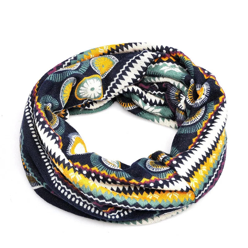 Slouchy Geometric Print Beanie for Women – Cozy Casual Style-MODAUTLET