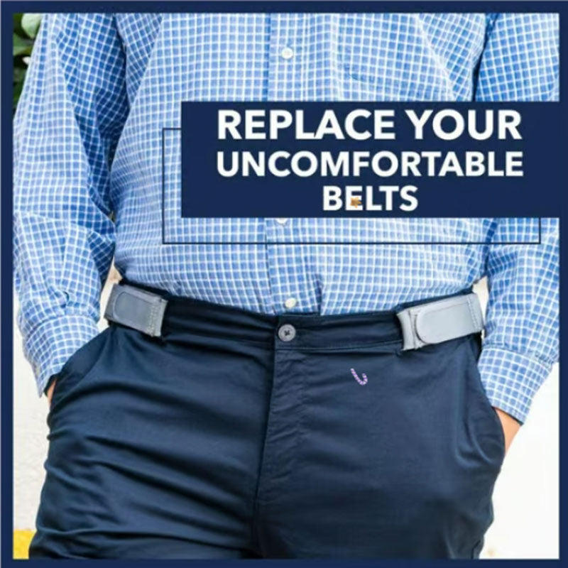 Portable Buckleless Belt for Comfortable and Adjustable Fit