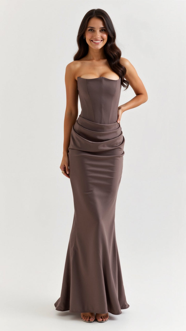 Alice | Women's Wedding Guest Column Maxi Dress
