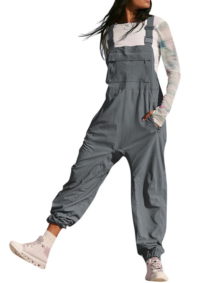 Lily | Salopette cargo da donna con tasche con cerniera per uno stile versatile