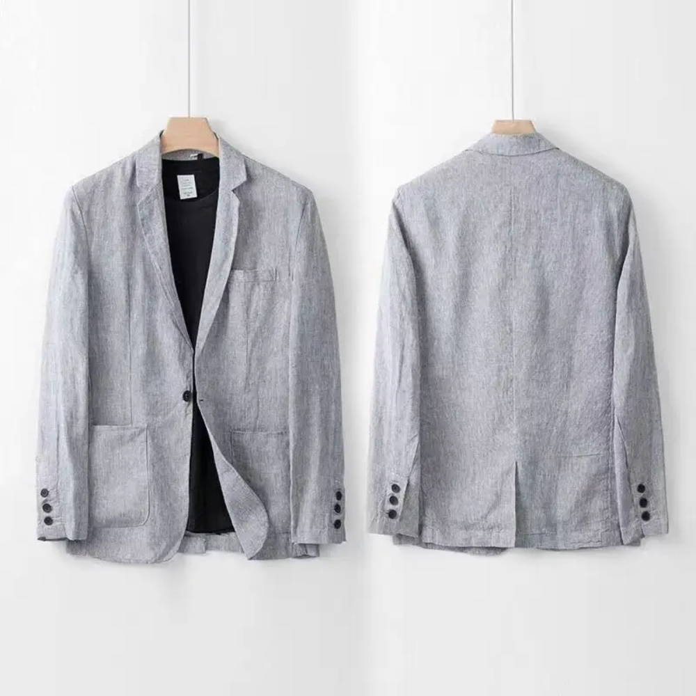 Men's Casual Button Cardigan and Pant Set