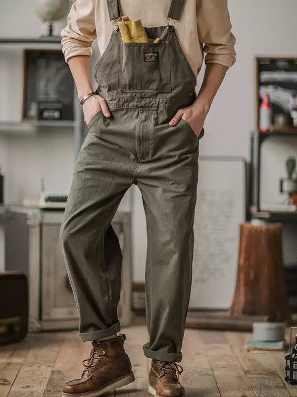 Men's Duck Chore Work Overalls