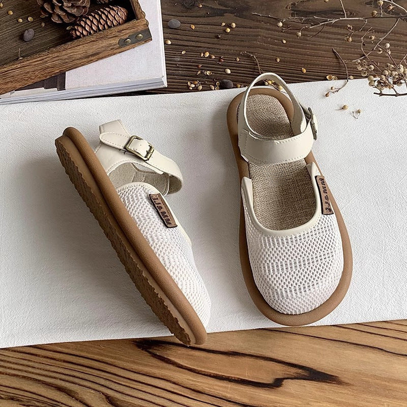 Women's Breathable Flat Bottom Casual Sandals-MODAUTLET