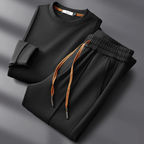 Stylish Cotton Tracksuit Set for Ultimate Comfort Black