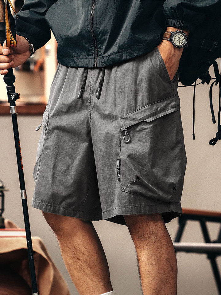 Men's Casual Cargo Shorts for Outdoor Hiking and Adventure