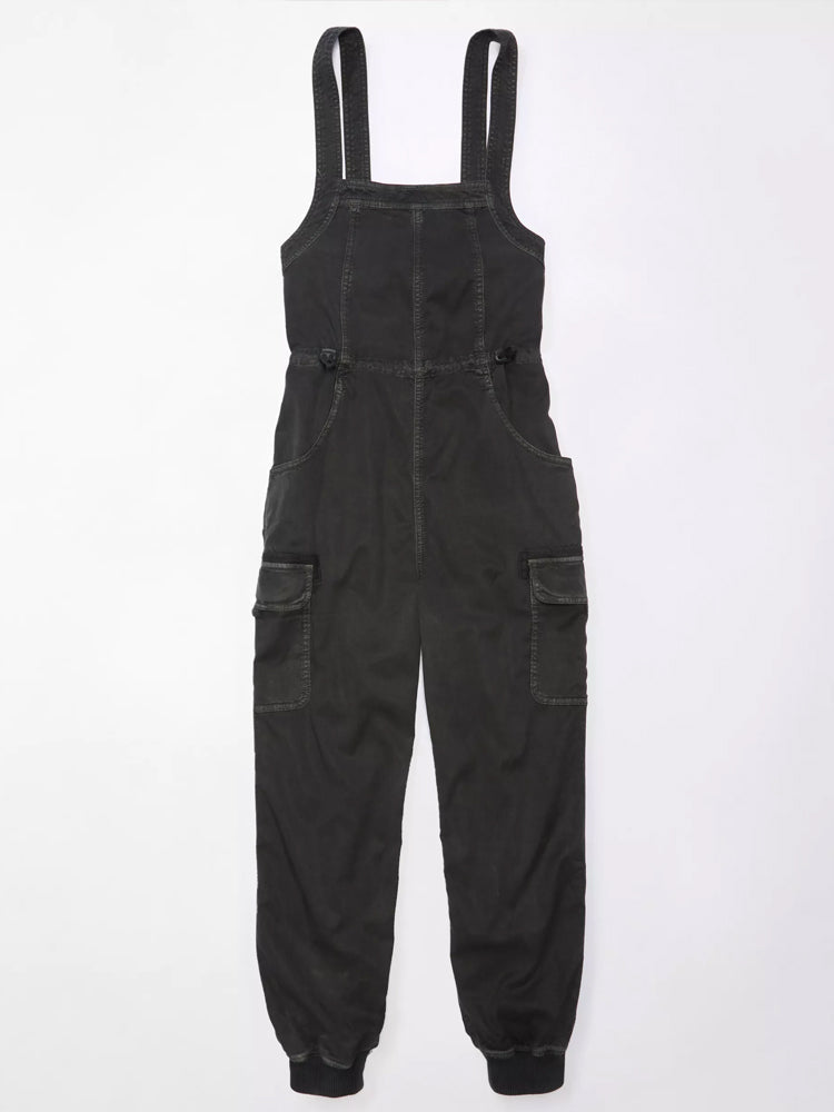 Chloe | Women's Drape Baggy Cargo Overalls