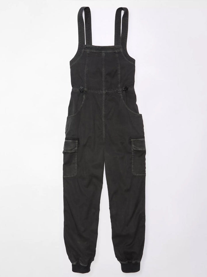 Chloe | Women's Drape Baggy Cargo Overalls