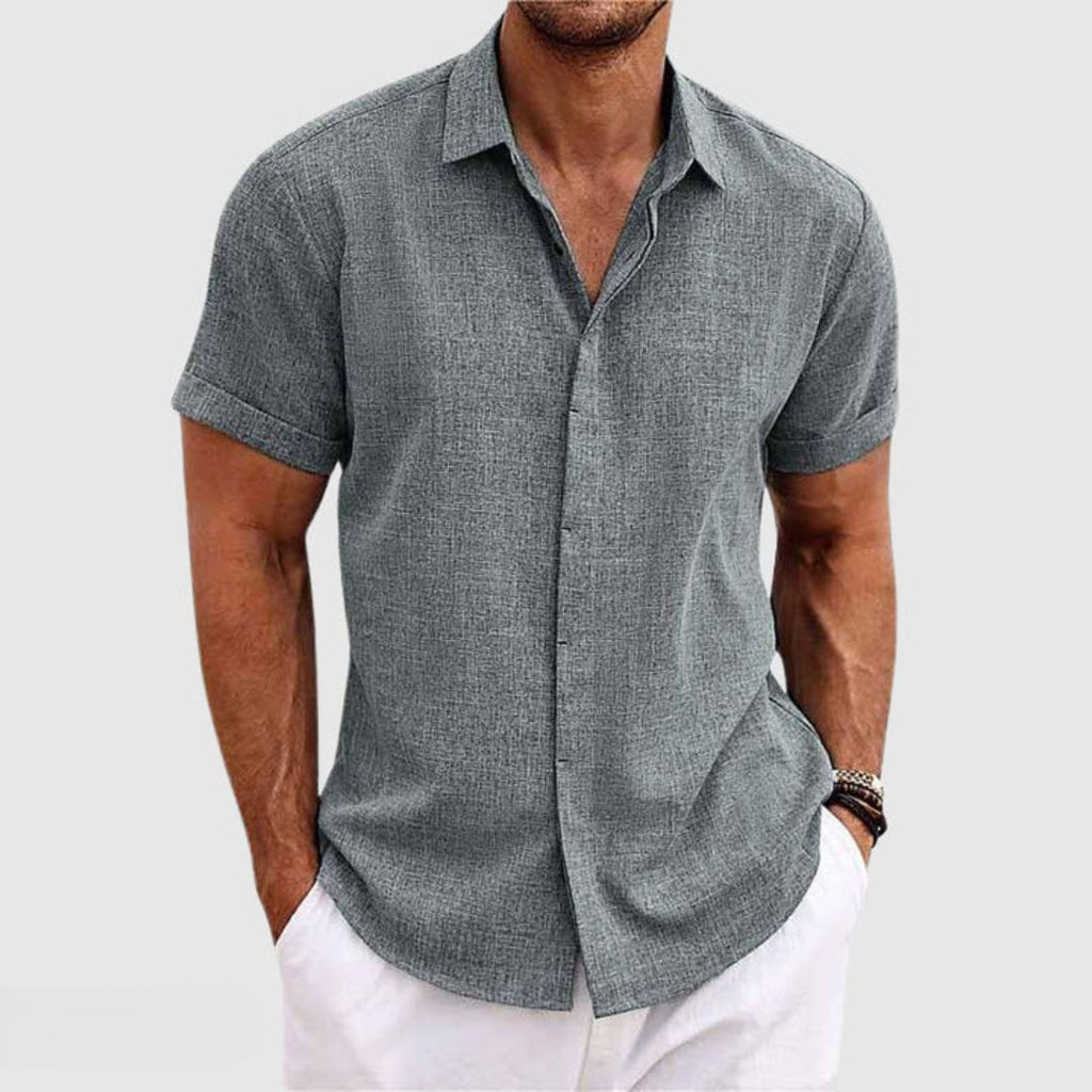 Men's Essential Premium Shirt Gray