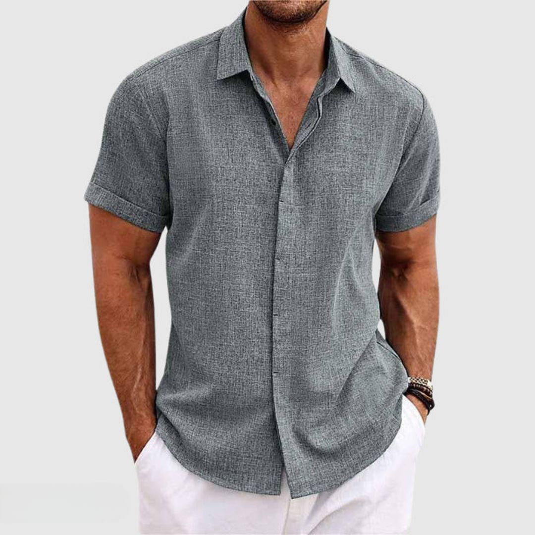Men's Essential Premium Shirt Gray