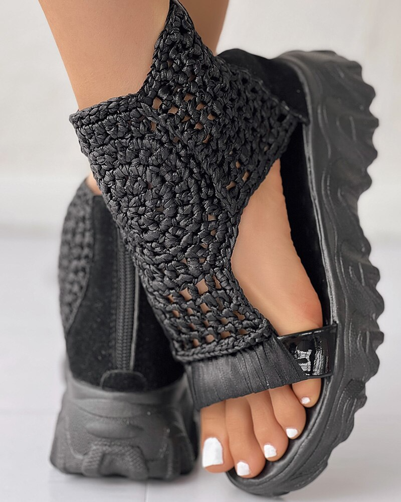 Women's Handmade Knitted Orthopedic Sandals-MODAUTLET
